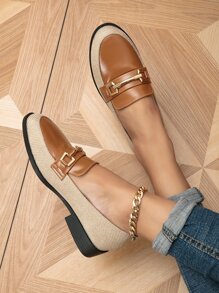 Giày bệt Nữ Khối Màu Thanh lịch - Nhiều màu - Xem 2