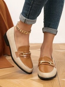 Giày bệt Nữ Khối Màu Thanh lịch - Nhiều màu - Xem 3