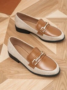 Giày bệt Nữ Khối Màu Thanh lịch - Nhiều màu - Xem 6