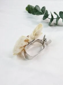 1pc Bow Design Curtain Holdback - Beige - View 6