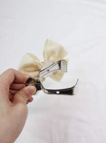 1pc Bow Design Curtain Holdback - Beige - View 7