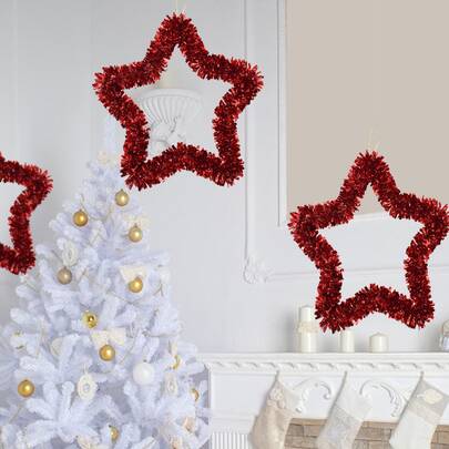 1pc Star Design Christmas Tree Decoration