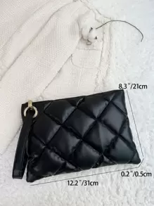 Argyle Quilted Square Bag Hight Quality Leather