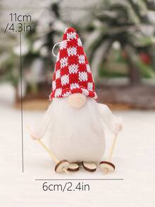 1pc Christmas Gonk Design Random Decoration Craft - Multicolor - View 4