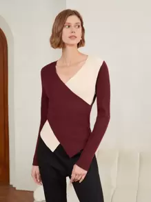 MOTF PREMIUM WOOL-MIX TWO-TONE JUMPER - Multicolor - View 2