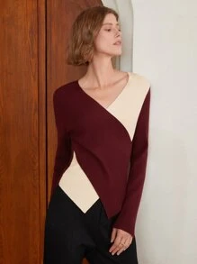 MOTF PREMIUM WOOL-MIX TWO-TONE JUMPER - Multicolor - View 7