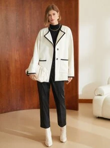 MOTF PREMIUM PU LEATHER PRESS CREASE TROUSERS - Black - View 5