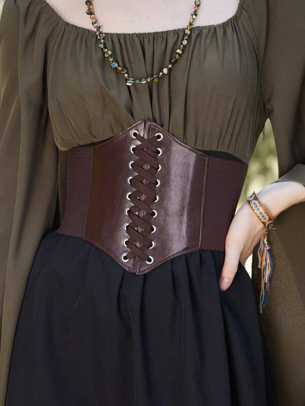Is That The New Fairycore Laceup Corset Belt ?? ROMWE USA