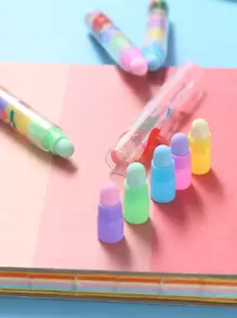 1 pieza Borrador de lápiz con patrón de fruta al azar moderno para estudiantes