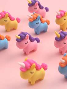 1pc Unicorn Design Random Eraser - Multicolor - View 4