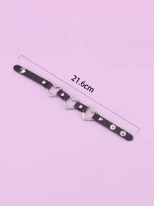 ROMWE Kawaii Heart Decor Bracelet