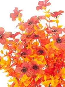 Hoa nhân tạo 1 nhánh - Màu Cam cháy - Xem 2