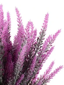 1pc Artificial Lavender Decor Flower, Home Vase Arrangement, Outdoor Garden Decor, Bridal Bouquet & Wrist Corsage Material - Multicolor - View 6