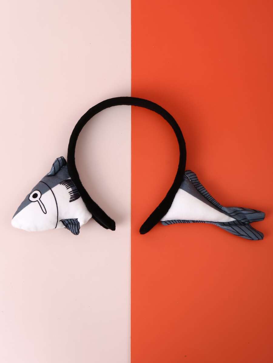 Shark Decor Costume Headband - Multicolor - View 1