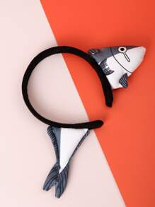 Shark Decor Costume Headband - Multicolor - View 2