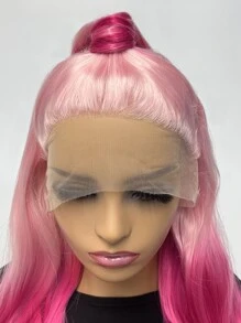 13*3 Lace Front Long Body Wave Synthetic Wig - Two-Tone - View 5