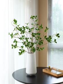 1 Stück / 3 Stück / 6 Stück künstliches Banyanbaumblatt, 80cm lang, gefälschte Grünzweige, künstliche Olivenzweige, imitierte Pflanzenzweige für Heimdekoration, Vase, Party, Hochzeit, Frühling, Herbst, Valentinstag, Geschenk - Verschiedenfarbig - Übersicht 5