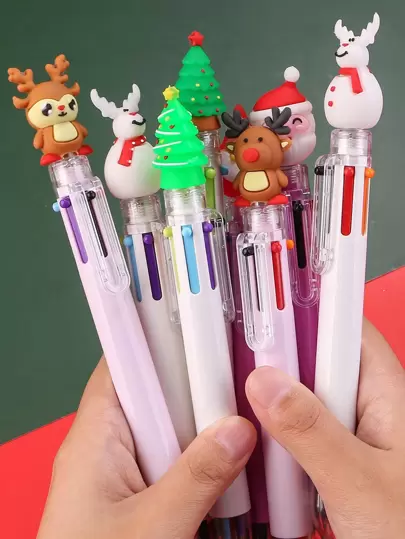 1pcChristmasDesignRandomBallpointPen - Popular on SHEIN