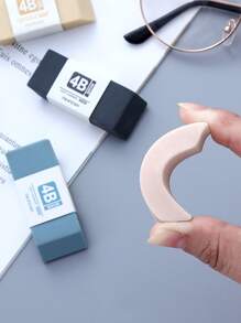 1pc Random Solid Color Eraser - Multicolor - View 5
