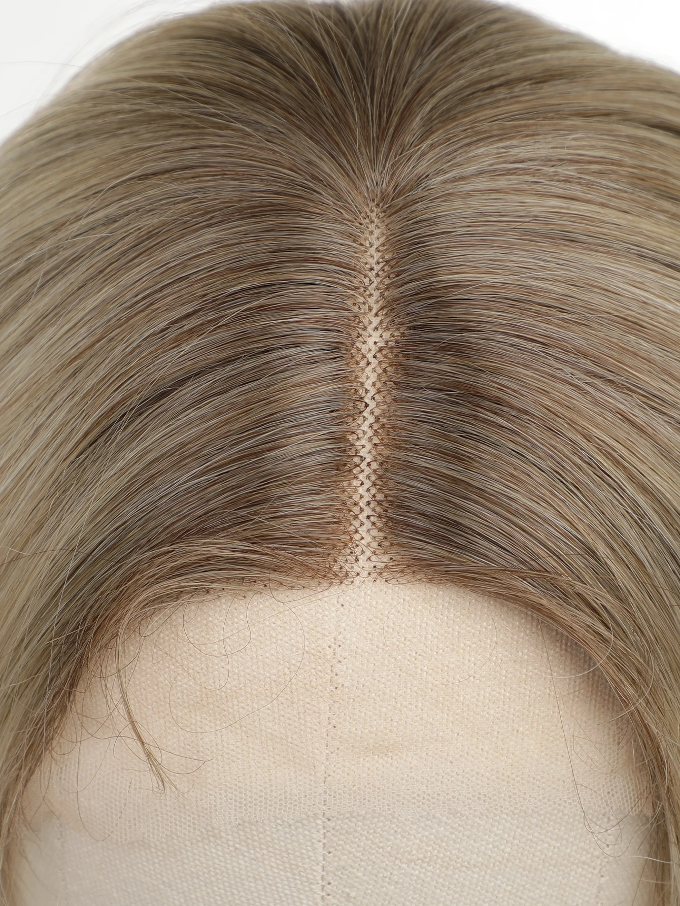 Miniatura 6 de 13*4*1 frente de encaje con parte en T Peluca sintética largo recto Dorado