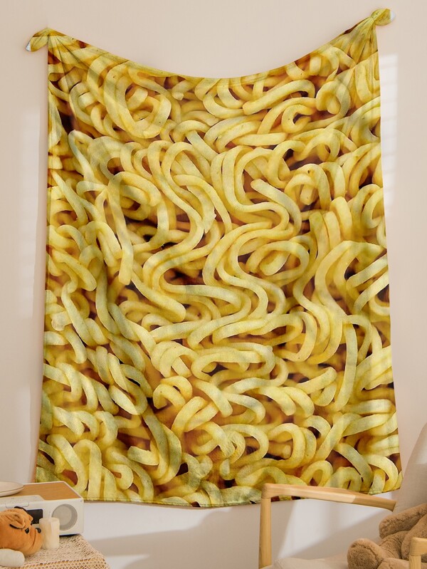 Noodle Pattern Blanket SHEIN USA