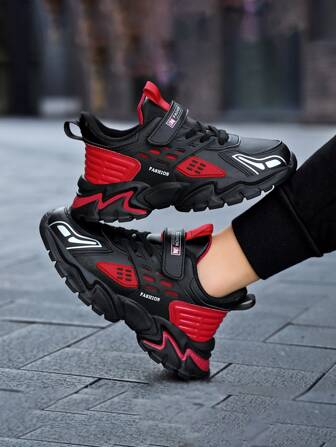 Niños Zapatillas deportivas carácter chino cierre de gancho y bucle