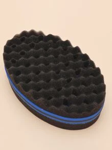 1 esponja para cabello rizado, cepillo de esponja para cortar el cabello, esponja mágica para peinar el cabello, cepillo de esponja para el cabello roto - Multicolor - Ver 1