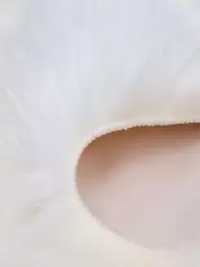 1pc Home Living Room Bedroom Study Room Small Mat, 14*71 Inches, Chair Cushion Pad For Home Use - White - View 4