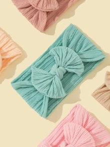 5入組嬰兒蝴蝶結裝飾髮箍 - 彩色 - 查看 4