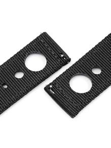 1 pieza Correa de reloj nailon - Negro - Ver 4