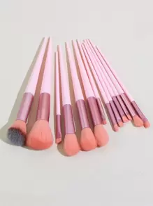Bộ cọ trang điểm 13 món, Bộ cọ, Bộ cọ trang điểm, Bộ cọ trang điểm, Bộ trang điểm hoàn chỉnh, Bộ cọ trang điểm, Bộ trang điểm hoàn chỉnh, Bộ cọ, Bộ cọ trang điểm, Bộ quà tặng trang điểm - Hồng - Xem 7