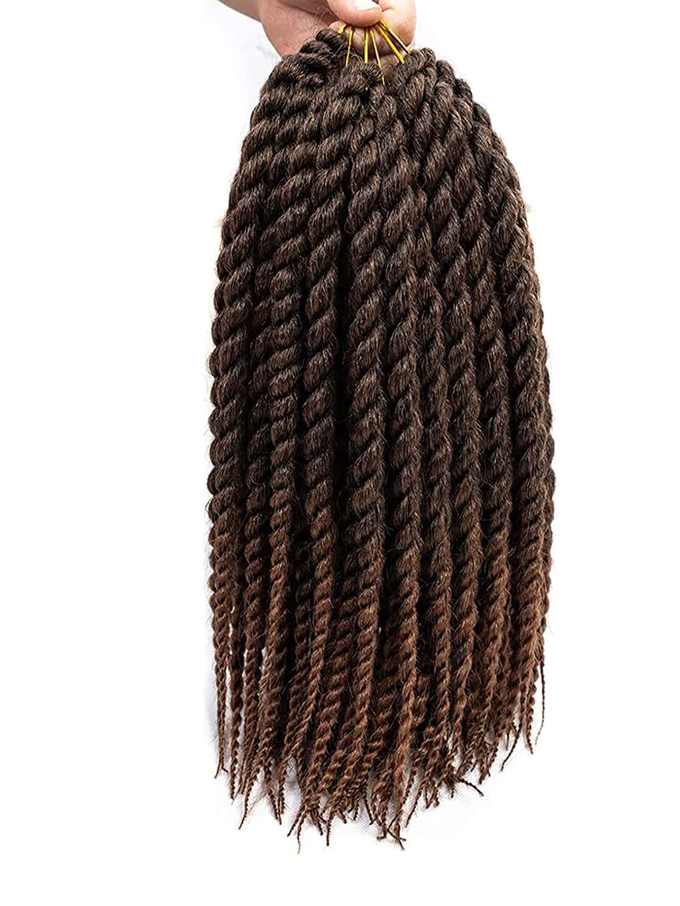 Twist Braided Synthetic Hair Extension - Multicolor - View 1