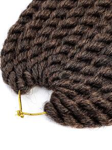 Twist Braided Synthetic Hair Extension - Multicolor - View 5