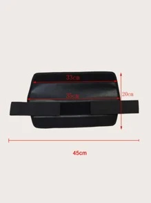 1pc PU Weight-Bearing Training Belt Shapewear Waist Trainer Corset - Black - View 5