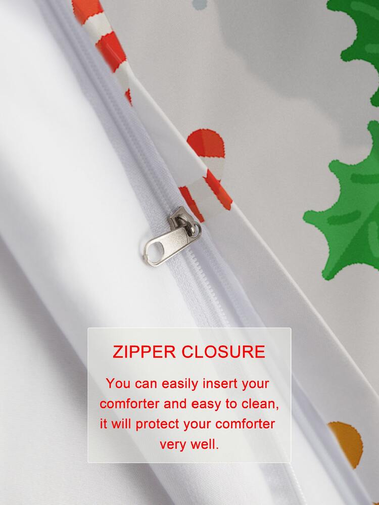 聖誕圖案靠墊套不附帶墊芯 - 彩色 - 查看 6