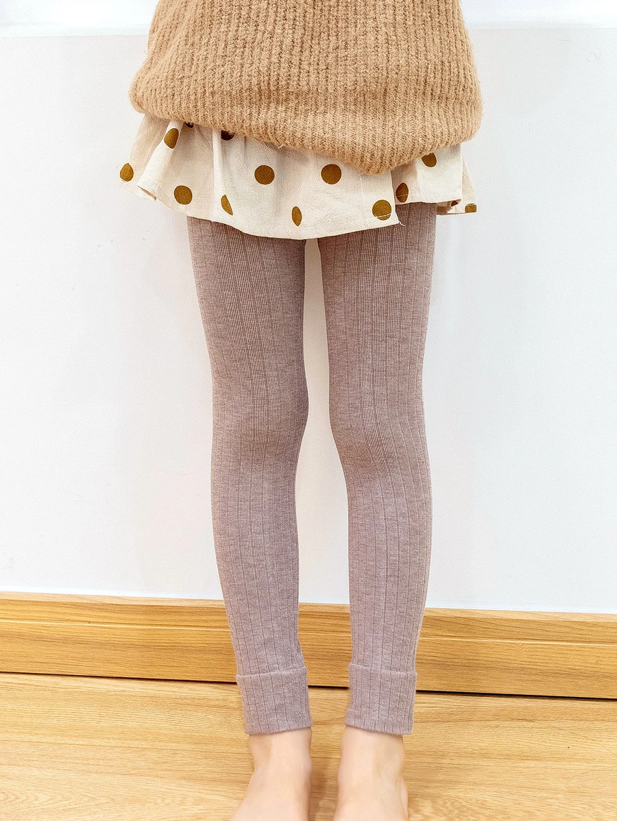 Toddler Girls Solid Tights