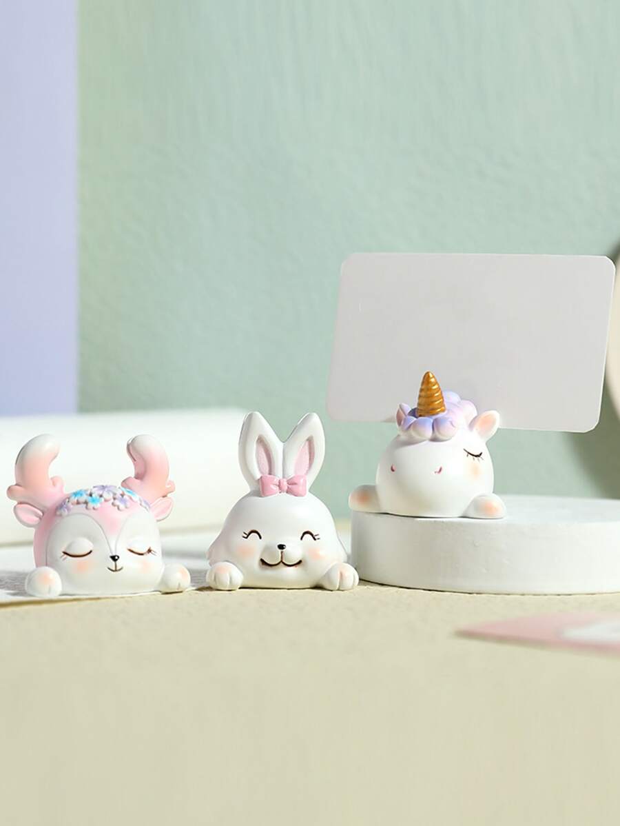 1pc Cartoon Animal Design Random Decoration Craft Easter Gifts Birthday Graduation - Multicolor - View 1