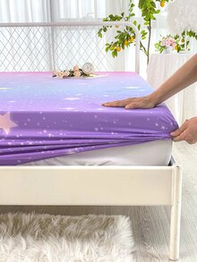 Sábana bajera con estampado de estrella - Multicolor - Ver 3