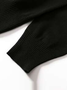 Manfinity Homme Hombres Jersey unicolor sin camisa - Negro - Ver 4