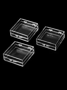 1個清晰ps小型收納盒 - 無色 - 查看 3