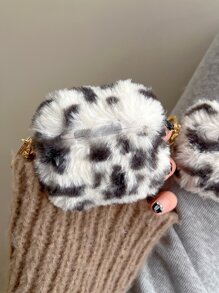 Leopard Print Plush Case Compatible With Airpods For AirPods1/2 AirPods Pro - Multicolor - View 3