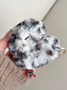 Leopard Print Plush Case Compatible With Airpods For AirPods1/2 AirPods Pro - Multicolor - View 4