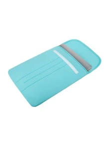 1pc 14 Inch Plain Laptop Bag - Baby Blue - View 7