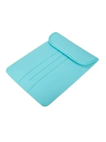 1pc 14 Inch Plain Laptop Bag - Baby Blue - View 8