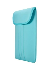 1pc 14 Inch Plain Laptop Bag - Baby Blue - View 4