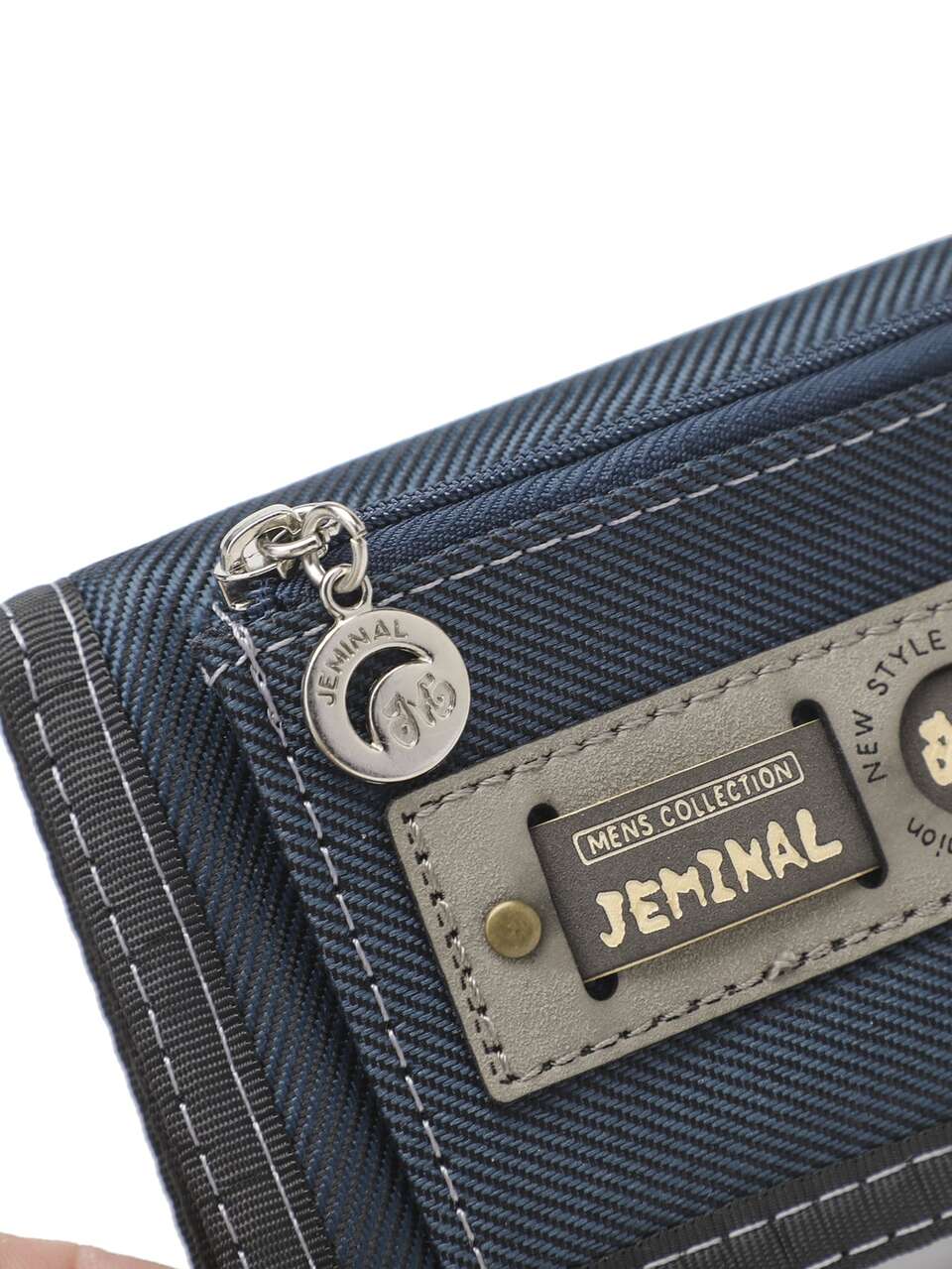 JEMINAL Hook And Loop Canvas Student Wallet And Women For Men Wallet Purse Wallet Small Wallet Men Wallet Leather