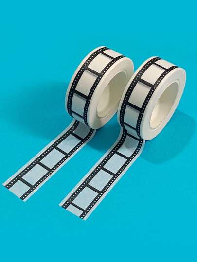 1卷圖案印花和紙膠帶