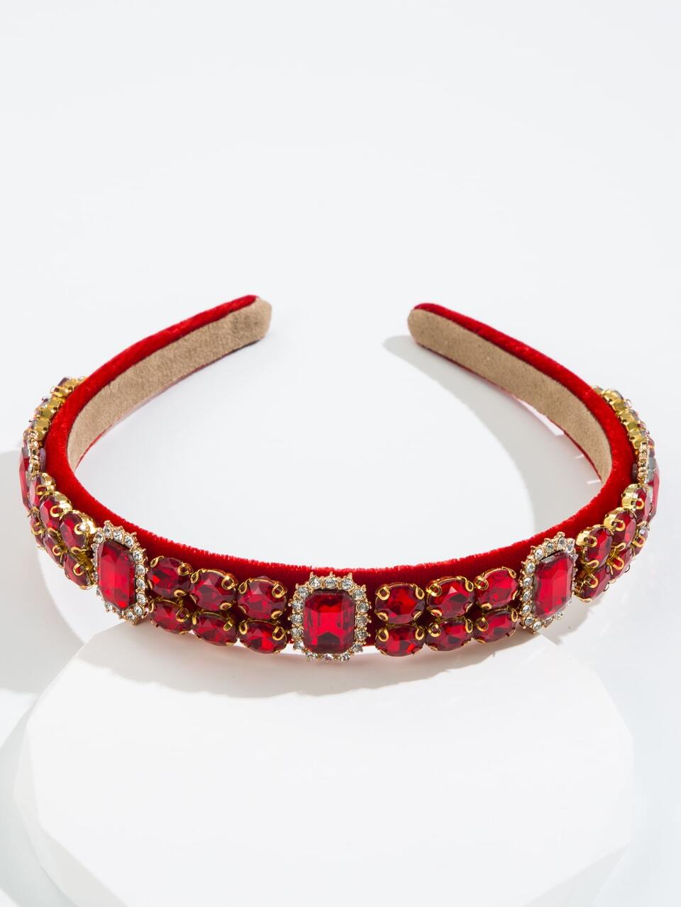 Cubic Zirconia Decor Headband
