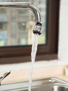 Kitchen gadgets 2/3 Mode Faucet 360 Degree Rotation Filter Extension Tube Shower Water Saving Tap Universal Kitchen Accessories - Silver - View 2