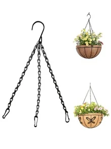 1set Stainless Steel Flower Basket Chain Without Basket - Black - View 4